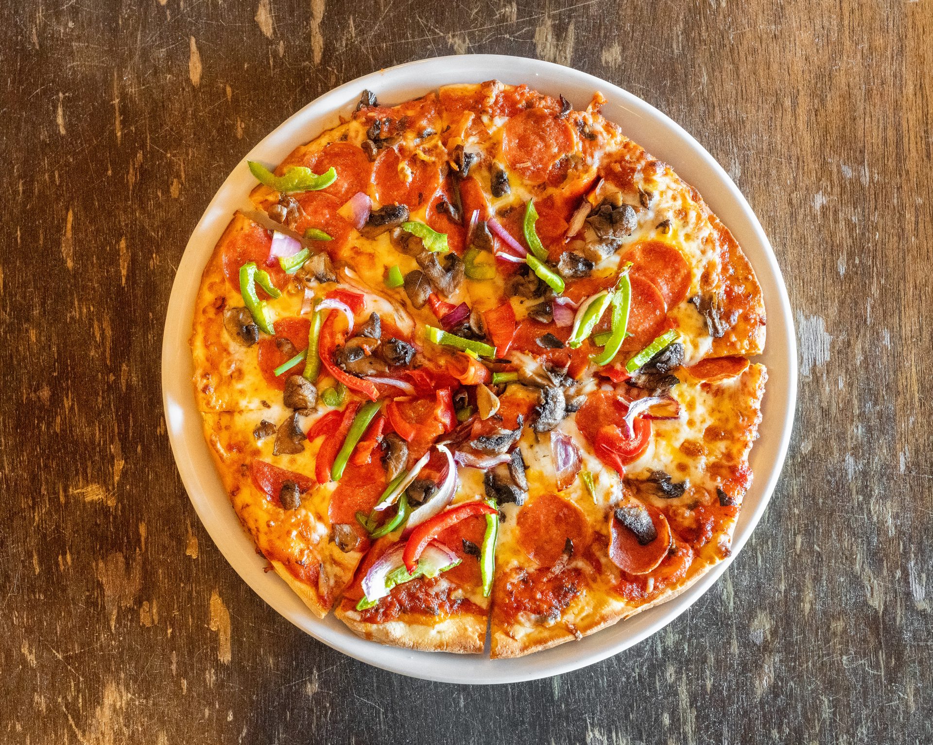 The wood-fired oven
